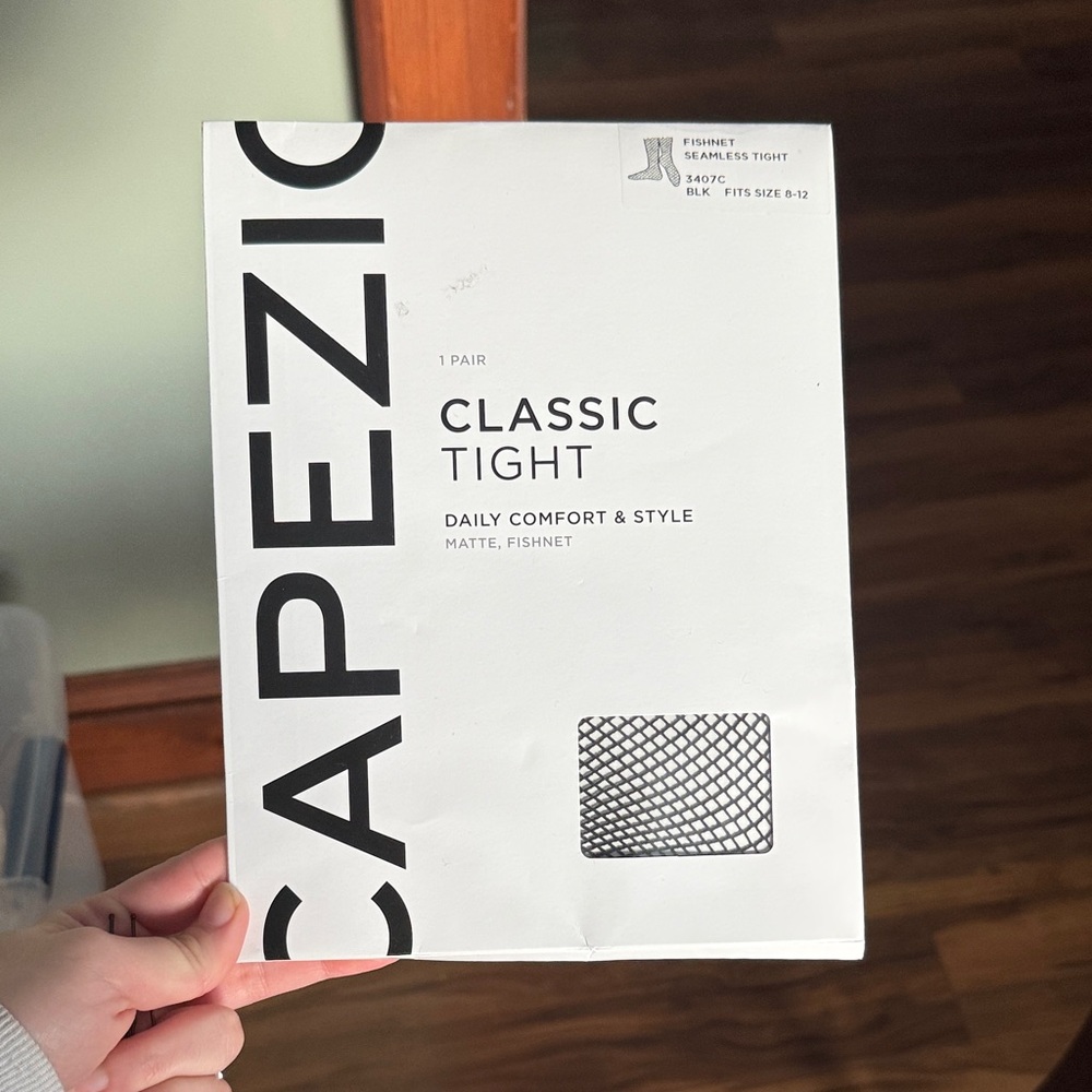 Capezio Black Classic Fishnet Tights
